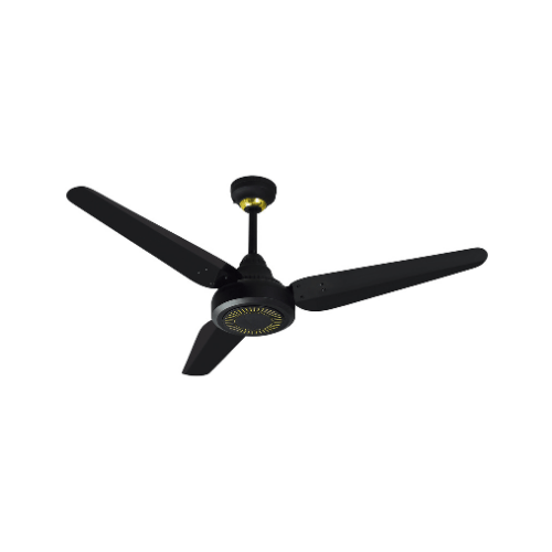 Khurshid King Model AC-DC Inverter Ceiling Fan - Golden Black