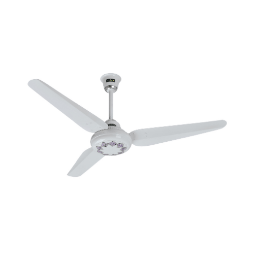 Khurshid Fans Flower Model Ceiling Fan - White Purple