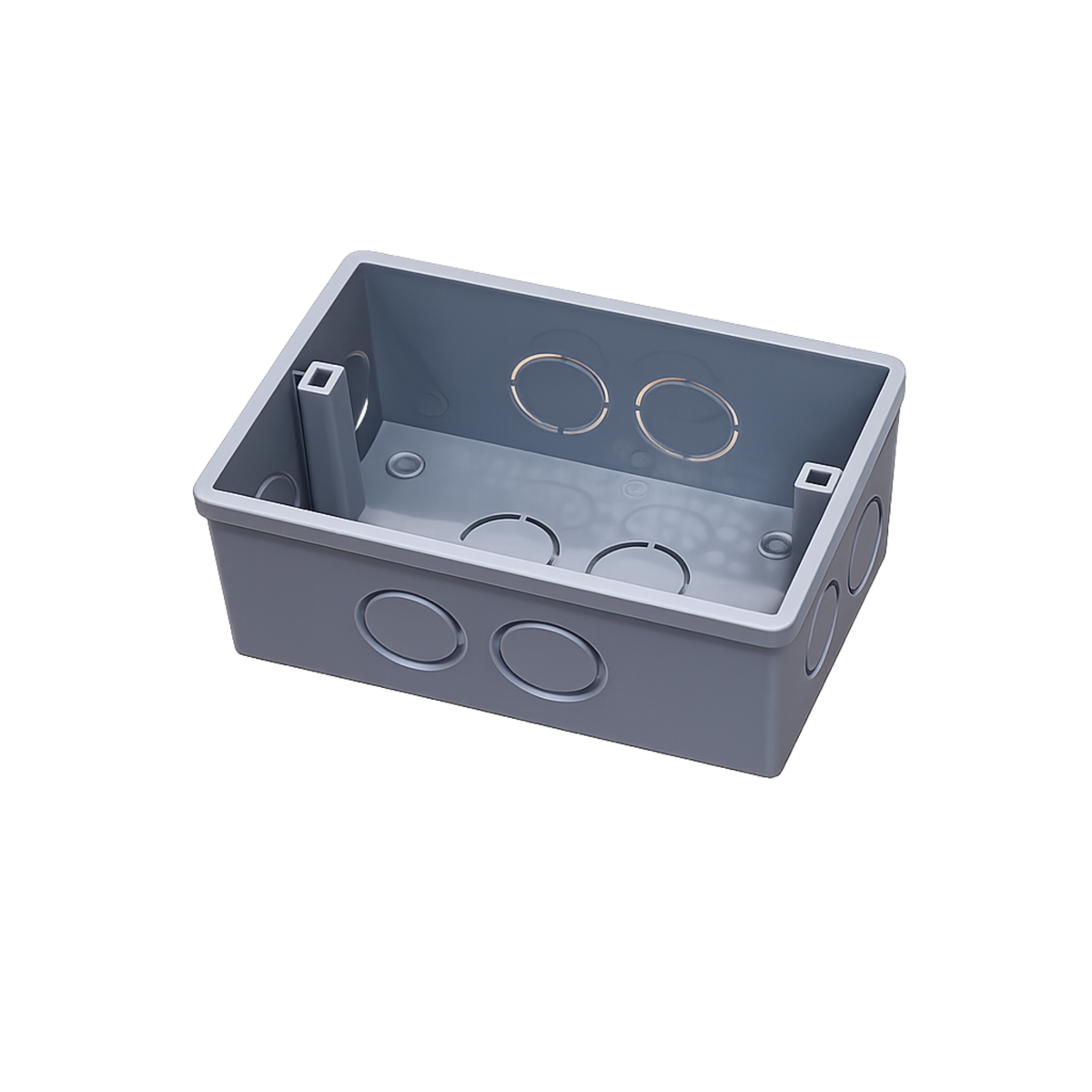 Popular 7x4 Rectangular PVC Wall Switch Box