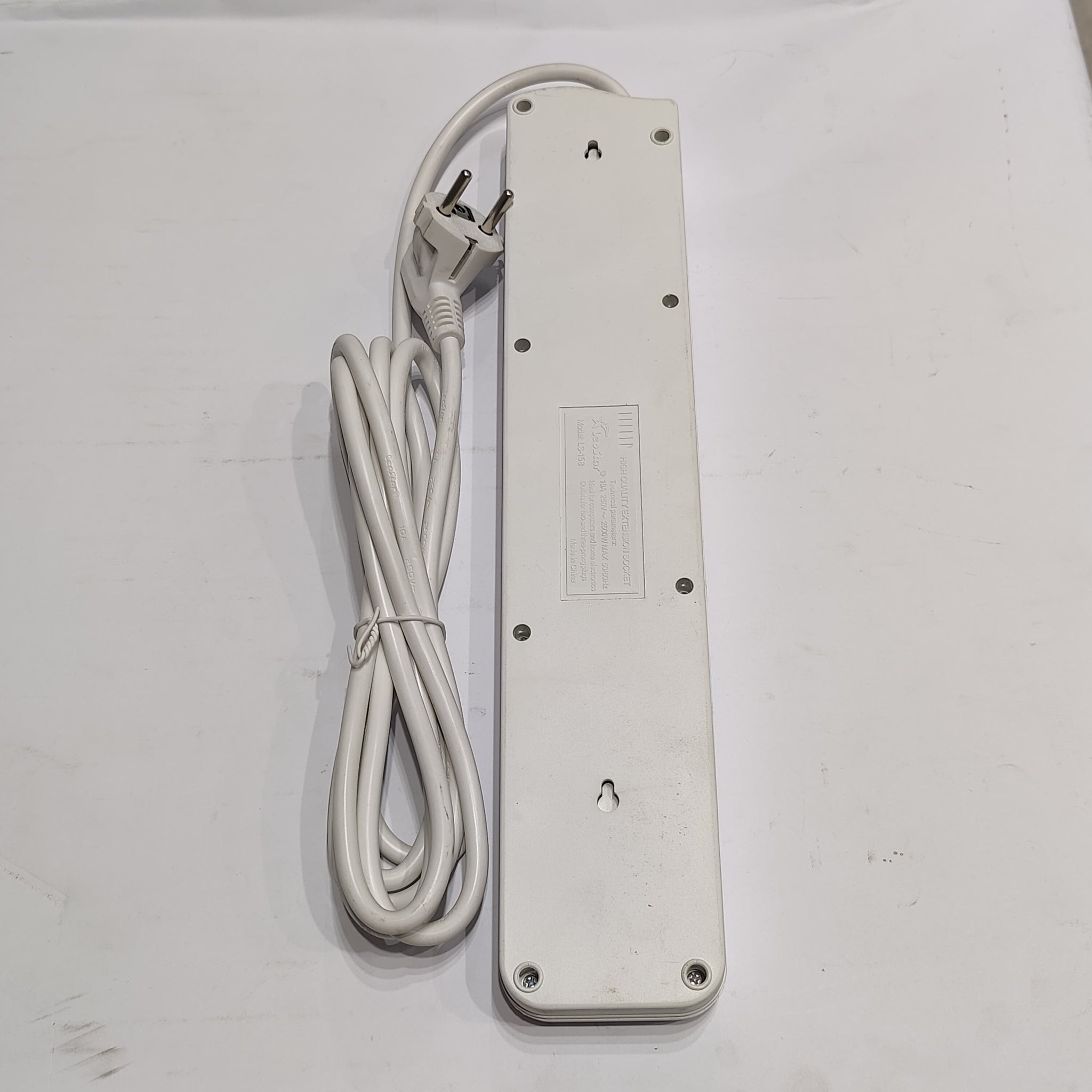 Colorful 5-Socket Extension Socket with On/Off Buttons | 3M High-Quality Power Strip