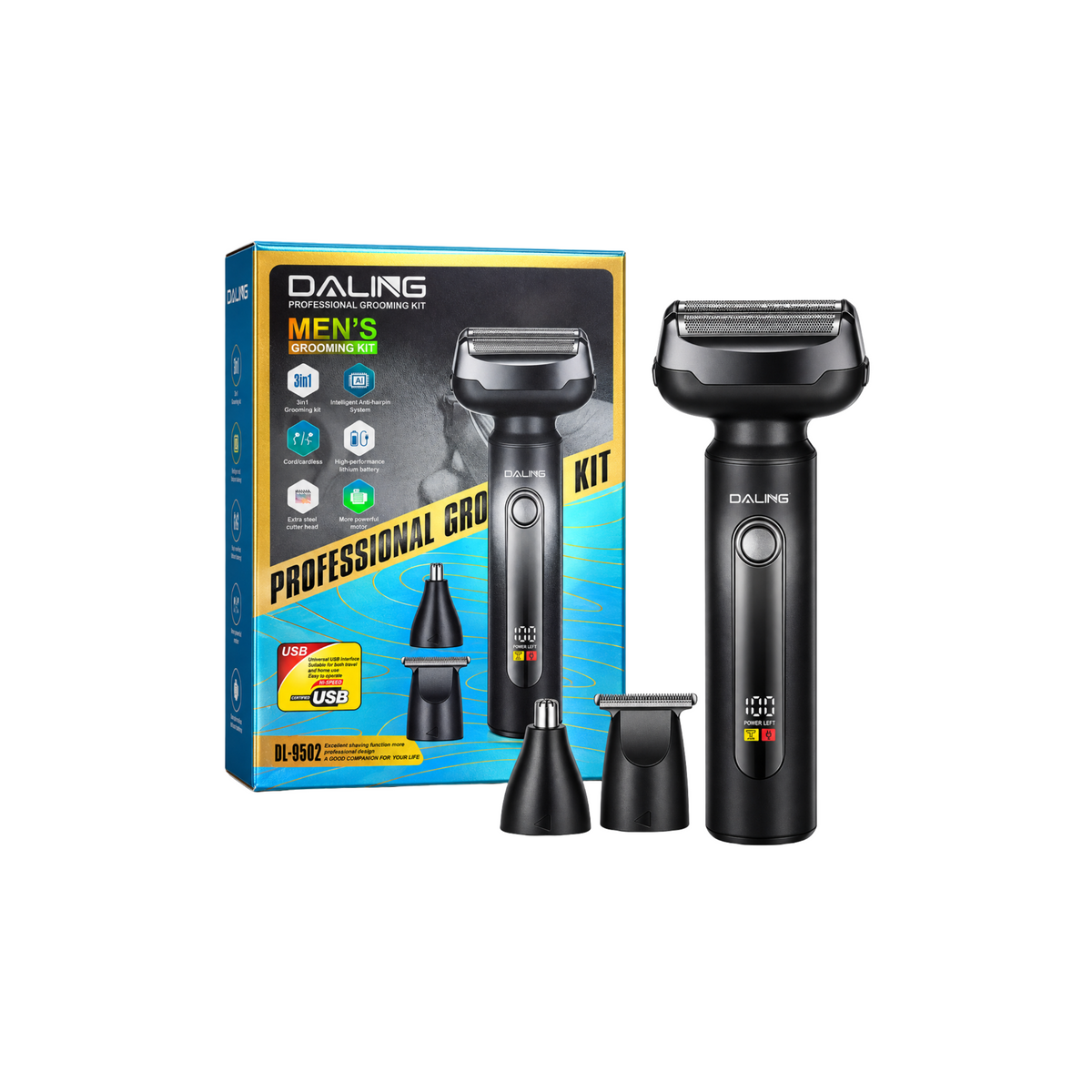 Daling DL-9502 grooming product with retail box
