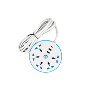 Gitaro blue 5 socket extension lead with 2 USB and 1 Type-C port