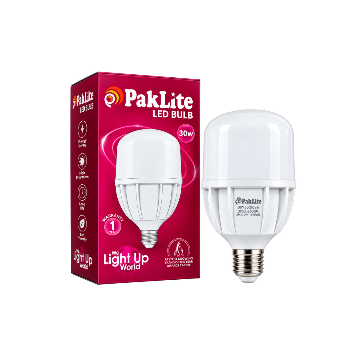 PakLite 30W LED Bulb with retail box