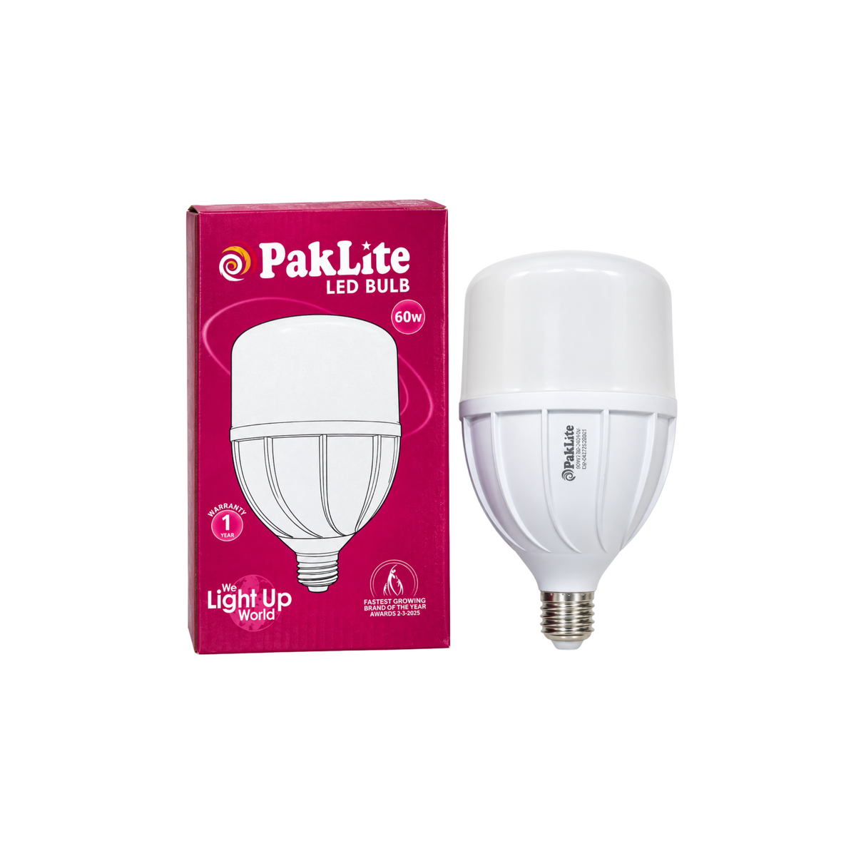 PakLite 60W LED Bulb with retail box