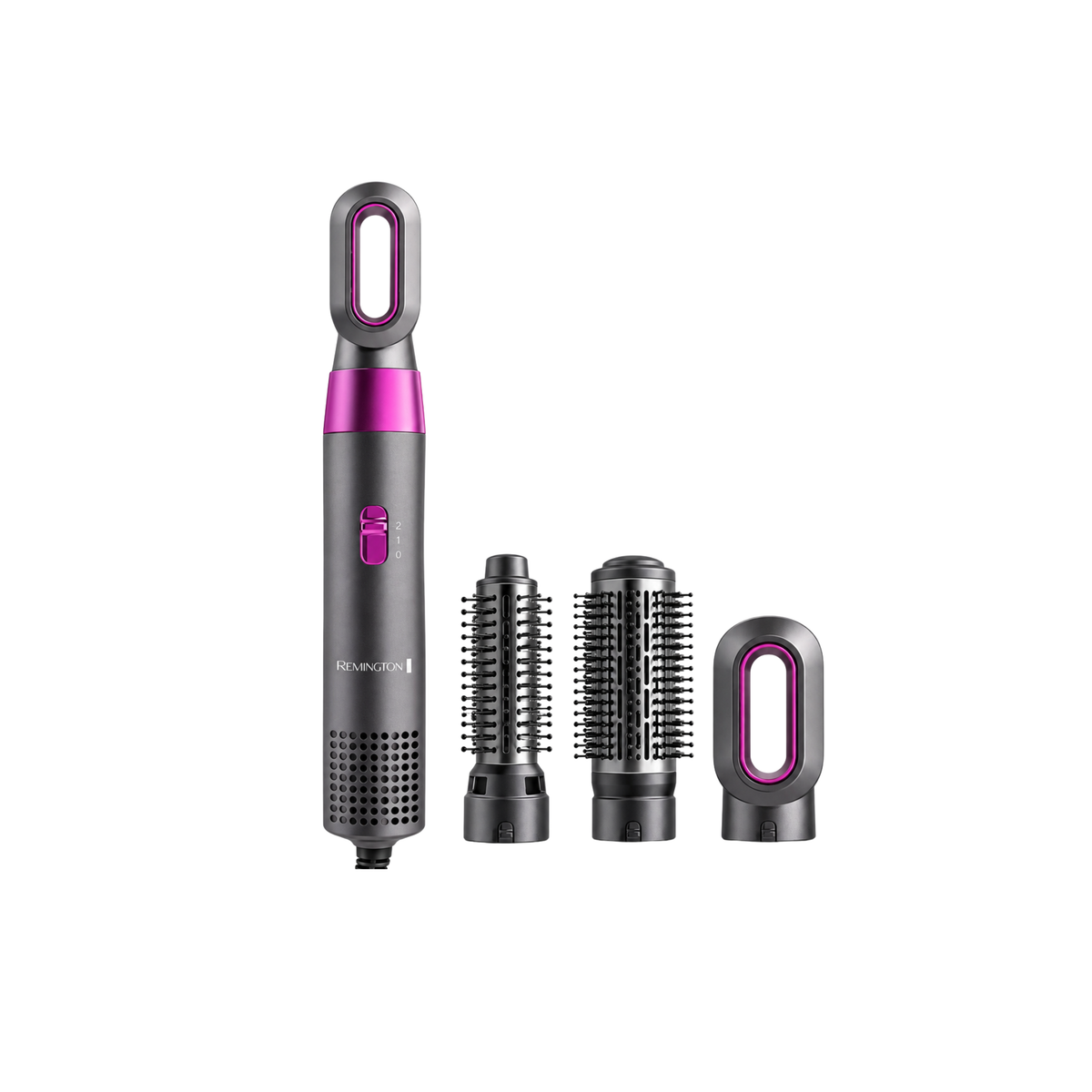 Remington RE-2062 3-in-1 hair dryer and hot air styler in grey and pink