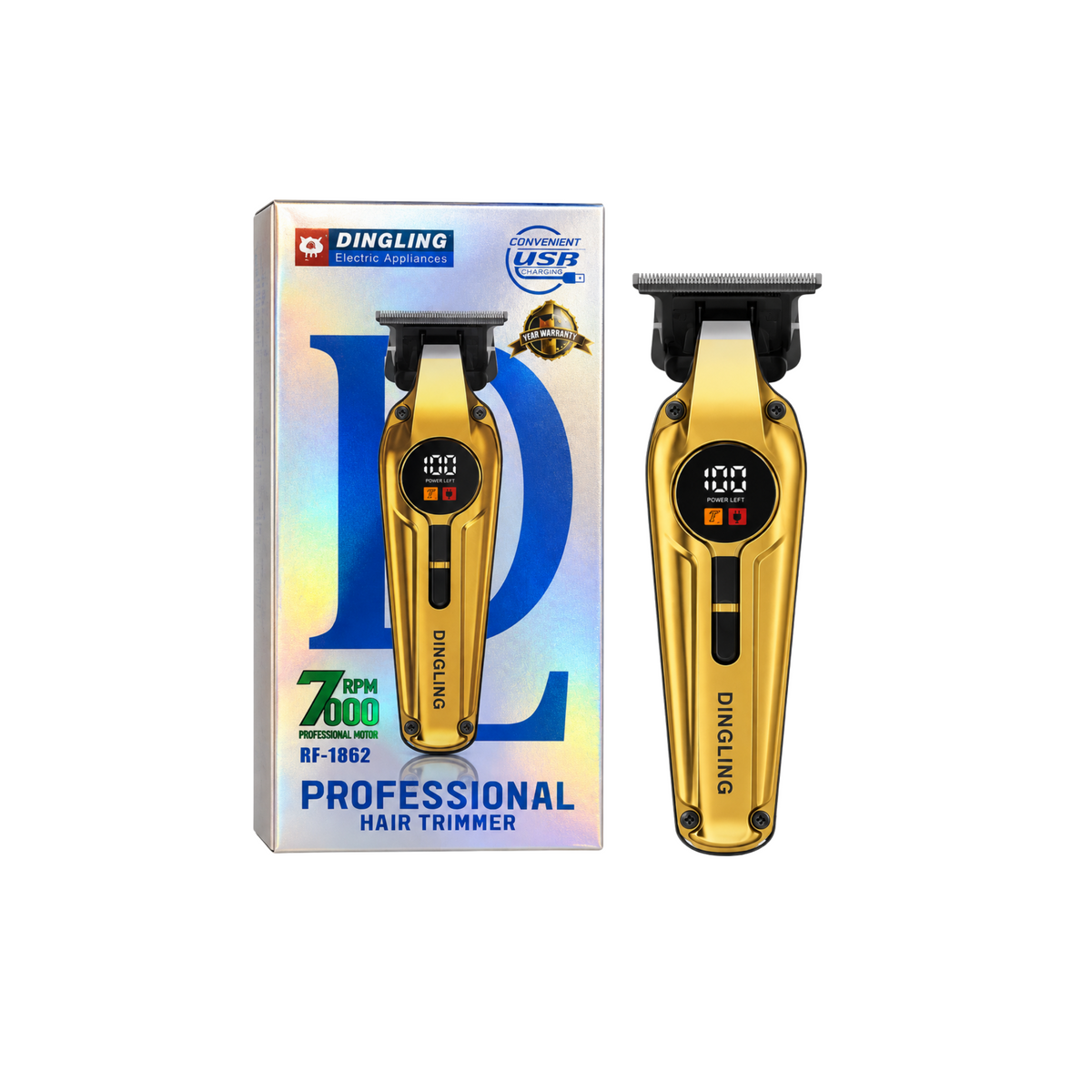 Dingling RF-1862 grooming product with retail box